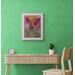Example of what the painting would look like hanging and framed in a furnished setting. Painting is sold unframed.